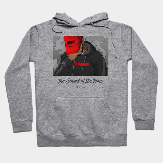 The Sound of the Times Hip Hop Hoodie by Pro-Clothing